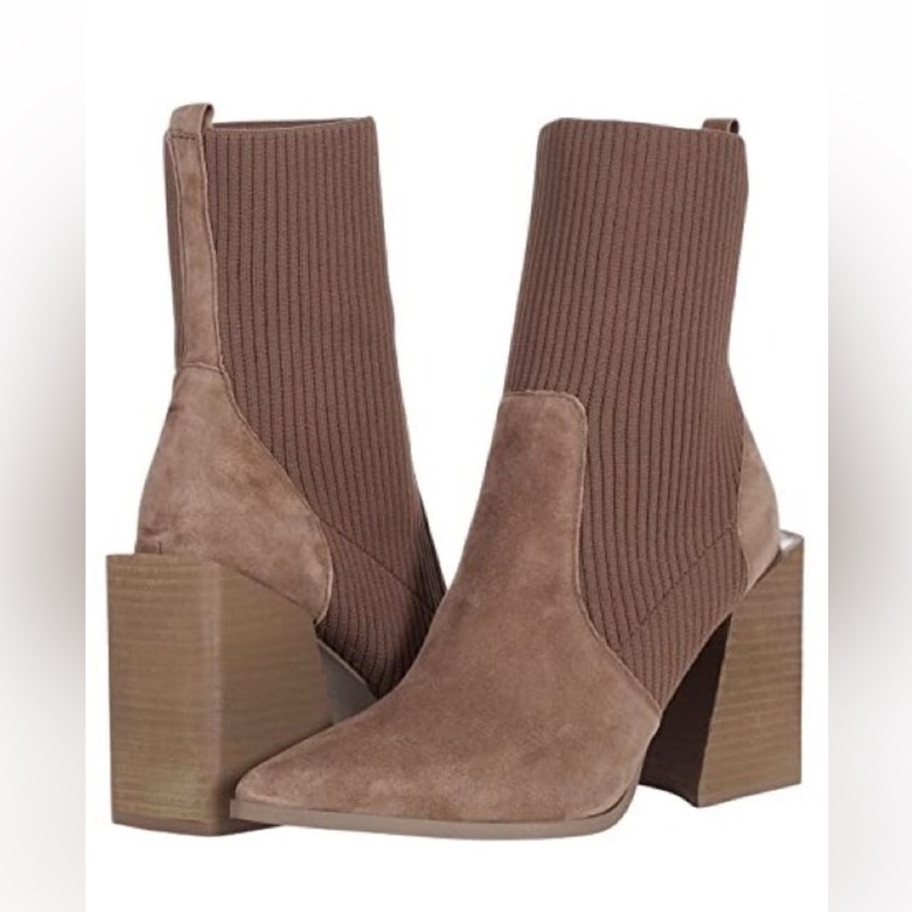 STEVE MADDEN TACKLE WOMEN BOOTS- TAUPE SIZE 9